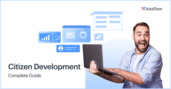 a person explaining what is citizen development